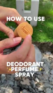 HYGR Natural Refillable Deodorant Spray Perfume｜Long-Lasting Odour Control｜Gentle on Skin｜Fresh Clean Daily Body Scent