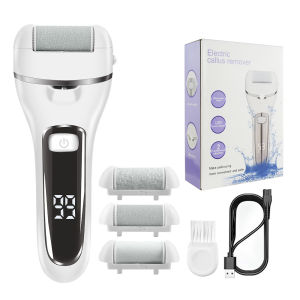 [Malaysian stock]🔥 Electric Callus Remover Foot Grinder Rechargeable Foot File Hard Skin Remover Pedicure Tools for Feet Electronic Callus Shaver Portable Waterproof Pedicure kit for Cracked Heels and Dead Skin Foot Care Foot Scrubber
