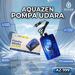 AQUAZEN AZ - 999 Mesin Aerator Gelembung Udara 1 Lubang Aquarium Aquascape AZ 999
