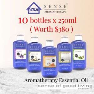[Bundle Deal] SENSE Diffuser Essential Oil | Water Based | Bulk Package of Any 10 bottles | Aromatherapy
