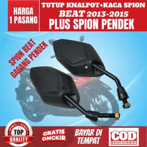 [ 1 SET ] PELINDUNG TUTUP COVER TAMENG KNALPOT BEAT FI 2013-2015 PLUS SPION BEAT