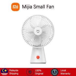Xiaomi Portable Mini Desk Fan Rechargeable Handheld & Table Fan 7 Blades Low Noise Cordless Small Fan 4 Gears Speed