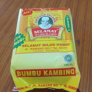 Bumbu Kambing | Bumbu Rendang Padang Asli Racikan Khusus H. Selamat 250 Gram