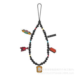 CASETIFY Friends Phone Chain Silicone Beaded Couple Phone Universal Bag Accessories Lanyard