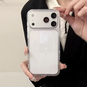 1.5MM Thick Clear Hard Acrylic Phone Case For iPhone 18 17 16 15 14 13 Pro Max High Transparency Shockproof Anti-scratch Cover
