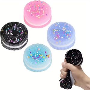 Creative Cookies Squishy Fidget Toy Slow Rebound Squeeze Toy Adult Sensory Stress Relief Gifts