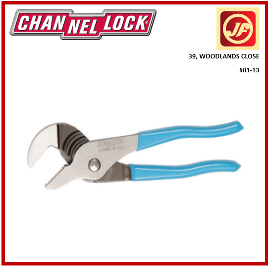 Swp3 Channel Lock CHANNELLOCK STRAIGHT JAW SAFE-T-STOP® WATERPUMP PLIER | Lazada Singapore