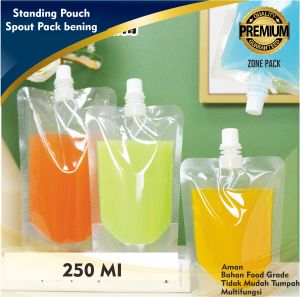 Standing Pouch Spout Pack Mika 250 MI | Kemasan Minuman | Kemasan Serbaguna