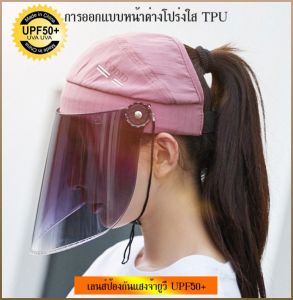 หมวกกีฬา ป้องกันแสงสะท้อน ปรับได้ หมวกคลุมศีรษะ ป้องกันการโจรกรรม กันน้ำ ถอดออกได้ การหมุน 360°