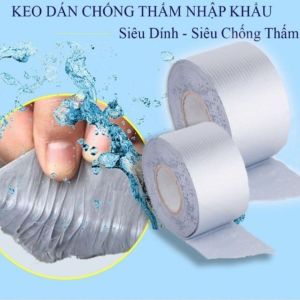 Băng Keo Siêu Dính Chống Thấm Và Chịu Nhiệt Waterproof BUTYL Chính Hãng Nhật Bản