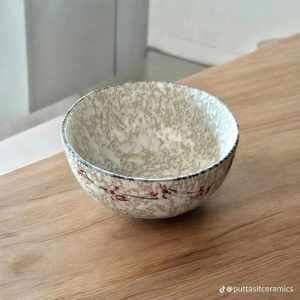 ถ้วยทรงกลม ถ้วยน้ำซุปเซรามิค