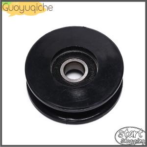 【Guoyuqiche】 1pc 50mm Black Bearing Pulley Wheel Cable Gym Equipment Part Wearproof gym kit