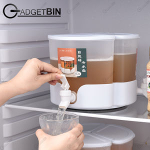 3 Compartment 5L Rotatable Beverage Dispenser With Tap water dispenser Detached Jugs
