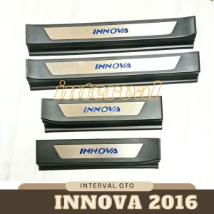Sillplate Samping Pijakan Kaki Mobil Innova 2016 Sill Plate Hitam