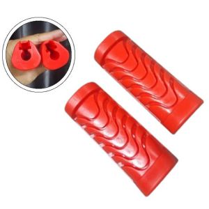 1คู่ ยางพักเท้าหน้า  เวฟ 100 เวฟ 125 ดรีม (เก่า) สแมช  เนื้อยางนิ่ม สีสด (XX89)