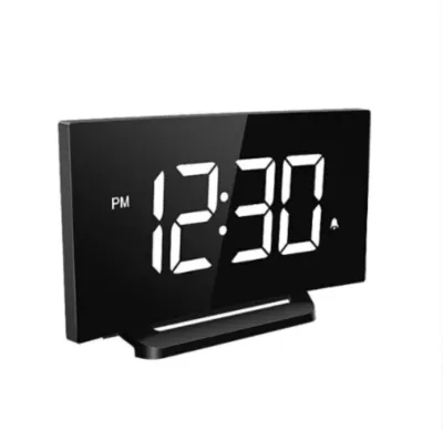 BLUE ONLY READY STOCK Digital Alarm Clock Bedside clock 6 Levels of Brightness Adjustable Volume and 3 Alarm Sounds 12/24Hr