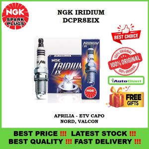 PALAM PENCUCUH MOTOR NGK DCPR8EIX (4PCS) PACK APRILIA - ETV CAPO NORD VULCAN