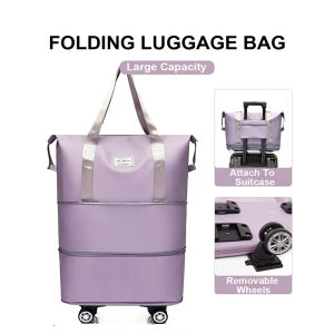 Universal Wheel Foldable Luggage Bag Large Capacity Travel Bag With Wheels/Foldable Bag Travel