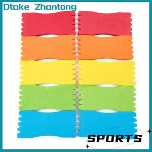 Dtake 10Pcs EVA Foam Fish Winding Storage Boards Line Fishing Lure Trace Wire Holder