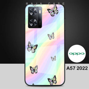 Softcase Glass Kaca OPPO A57 2022  Casing Hp - J25