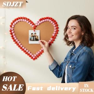 SDJZT Heart Shape 50 Pack Plastic High Quality Cork Board Safety Colored Thumbtacks Pushpins Office School Accessories Supplies