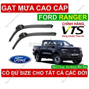 Gạt Mưa VTS A8 Kính Lái Ford Ranger Cặp Gạt M.ưa Kính Lái Ford Ranger C.ó Đủ Size Cho Các Đời Xe Ford Ranger