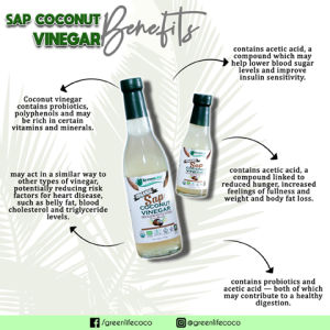 Organic Coconut Sap Vinegar 375ml for Keto and Low Carb Diet SUKA TUBA COCONUT SAP NOT CANE
