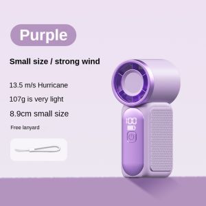 3000mAH X688 Portable Handheld Fan USB Rechargeable Mini Cooling Fan Adjustable Pocket Fan for Outdoor Travel Office Fan