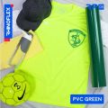 POLYFLEX PVC 1M - RHINOFLEX KOREA GREEN I Bahan Cutting Sticker & Sablon Kaos, Vinyl Cutting untuk Sablon & DIY Custom. 