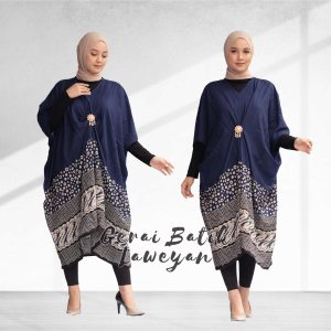 Kaftan Wanita Elegan: Dress Kaftan Modern Batik Paris Solo