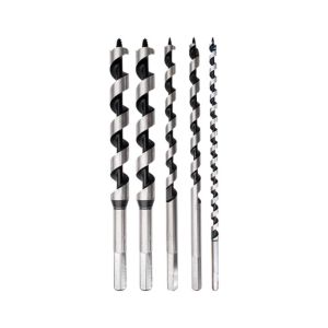 ERMENLED 1Pcs 200-460mm Wood Auger Drill Bit High Carbon Steel 6mm Woodworking Center Drill Durable Extra Long HSS Twist Drill Bits for Hardwood Softwood Drilling