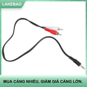 【LAKEBAO】 Cáp chuyển đổi loa âm thanh ohono âm thanh nổi đầu đực Giắc cắm mini 3.5mm sang 2 RCA