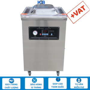 Máy Hút Chân Không Công Nghiệp Loại Lớn DZB 600 Hai Thanh Hàn Không Kén Túi Phù Hợp Dùng Gia Đình Xưởng Chế Biến