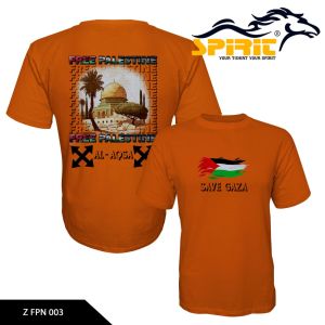 Kaos Free Palestine Al-Aqsa Baju Pria Wanita Save Gaza Katun 24s Premium Lengan Pendek All Size