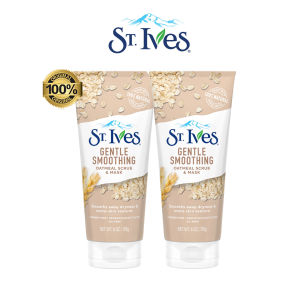 [Single/Bundle] ST.IVES Gentle Smoothing Oatmeal Scrub & Mask 2in1 (170g)