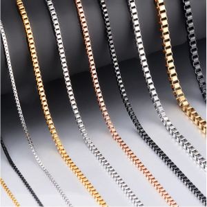 Promo Kalung Milano Model Emas24k Perhiasan Titanium Wanita Anti Luntur / Kalung Milano Kaca / Perhiasan Lapis Emas / Kalung Xuping Silver Gold Perhiasan Pria Wanita Model Milano Italy