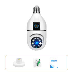 RedLink E27A Smart Bulb Security Camera 1080P HD Wireless with 360° Rotation Two-Way Audio and Night Vision