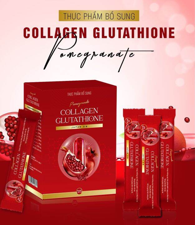 Collagen Glutathione Lựu Đỏ: Bí Quyết Trẻ Hóa Làn Da và Sức Khỏe Toàn Diện