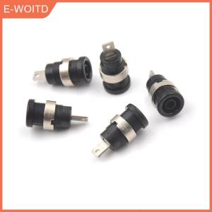 YINGRAN3 5pcs 4mm BANANA ปลั๊กตัวเมียแจ็คเสียบปลั๊กสายไฟ5สี