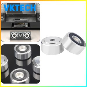 [Vktech] 4 Pcs HIFI Speaker Spikes Stand Feet Pad Anti-Slip Shock Absorbing Foot Pad Stand Foot Nail for Speakers CD Amplifier