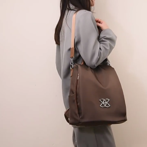 Practical Nylon Womens Backpack Large Capacity Rucksack Anti Theft Laptop Backpack For Safe Travel And Daily Commute