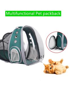 *SG seller*Pet Carrier Cat Backpack Bubble Backpack Carrier Cats and Puppies Airline-Approved Designed for Travel Hiking Walking & Outdoor Use Pet sleeping bed