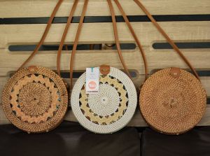 Tukutas - Tas Rotan Selempang Wanita - Sling Bag Rattan Bali
