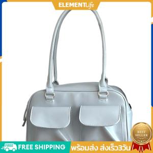 กระเป๋าสะพายซิปผู้หญิงแฟชั่นหนังกระเป๋าถือกระเป๋าผ้าพันคอแบบสบาย ๆ กระเป๋าอเนกประสงค์อเนกประสงค์