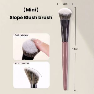 Blush Brush Slop Shape Makeup Brush Cream Liquid Blush Brush Natural Looking Blusher Brush