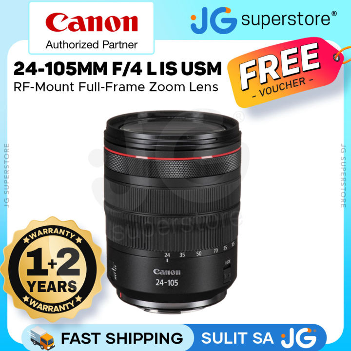 Canon RF 24-105mm f/4 L IS USM Prime Lens with Full Frame Sensor