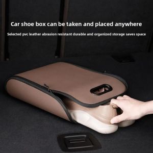 NOBLELUX Dust-proof Car Shoe Storage Box Durable Wear-Resistant Shoe Storage Container Polypropylene Vehicle Shoe Storage Box for Car Supplies