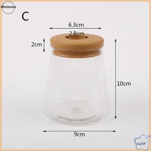 Follow Get More【Metonna】 Transparent Flower Pot Hydroponic Automatic Water Absorption Plastic Flower Pot