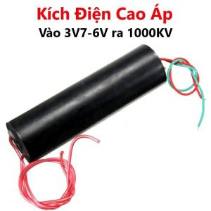 Bộ Linh kiện làm Kích Cao Áp 1000KV + pin chất lượng. Đủ bộ kích 1000kv công tắc nhấn nhả mạch sạc tp4056 type-c LK247