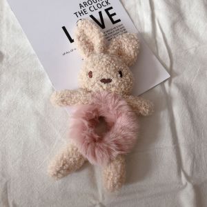 Plush Bear Hair Rope Cartoon Bunny Ponytail Case Headbands Women Hair Accessories